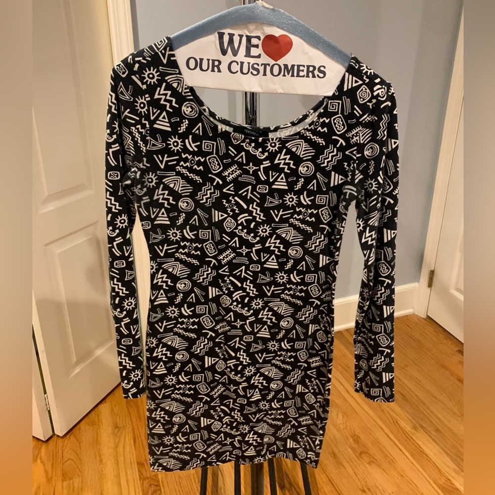 Forever 21 Medium Black and White dress